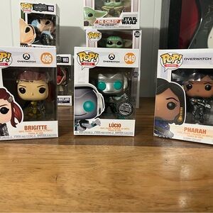 Funko Pop! Overwatch Lot of 3- #95, #496 & #549